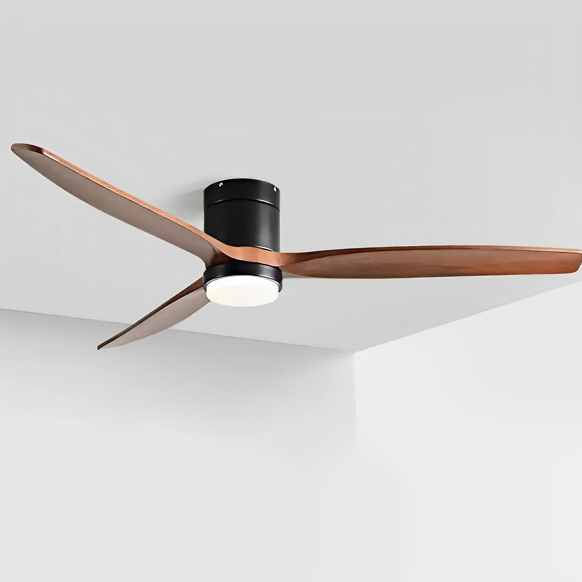 Modern Wood 6 - Speed Reverse Fan Ceiling Fan Light - Flyachilles