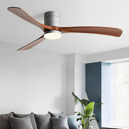 Modern Wood 6 - speed Variable Frequency Fan Light - Flyachilles