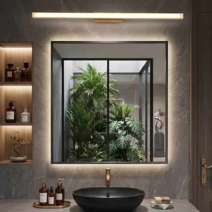 Modern Wood LED Vanity Light Minimalist Bathroom Mirror Wall Sconce - Flyachilles