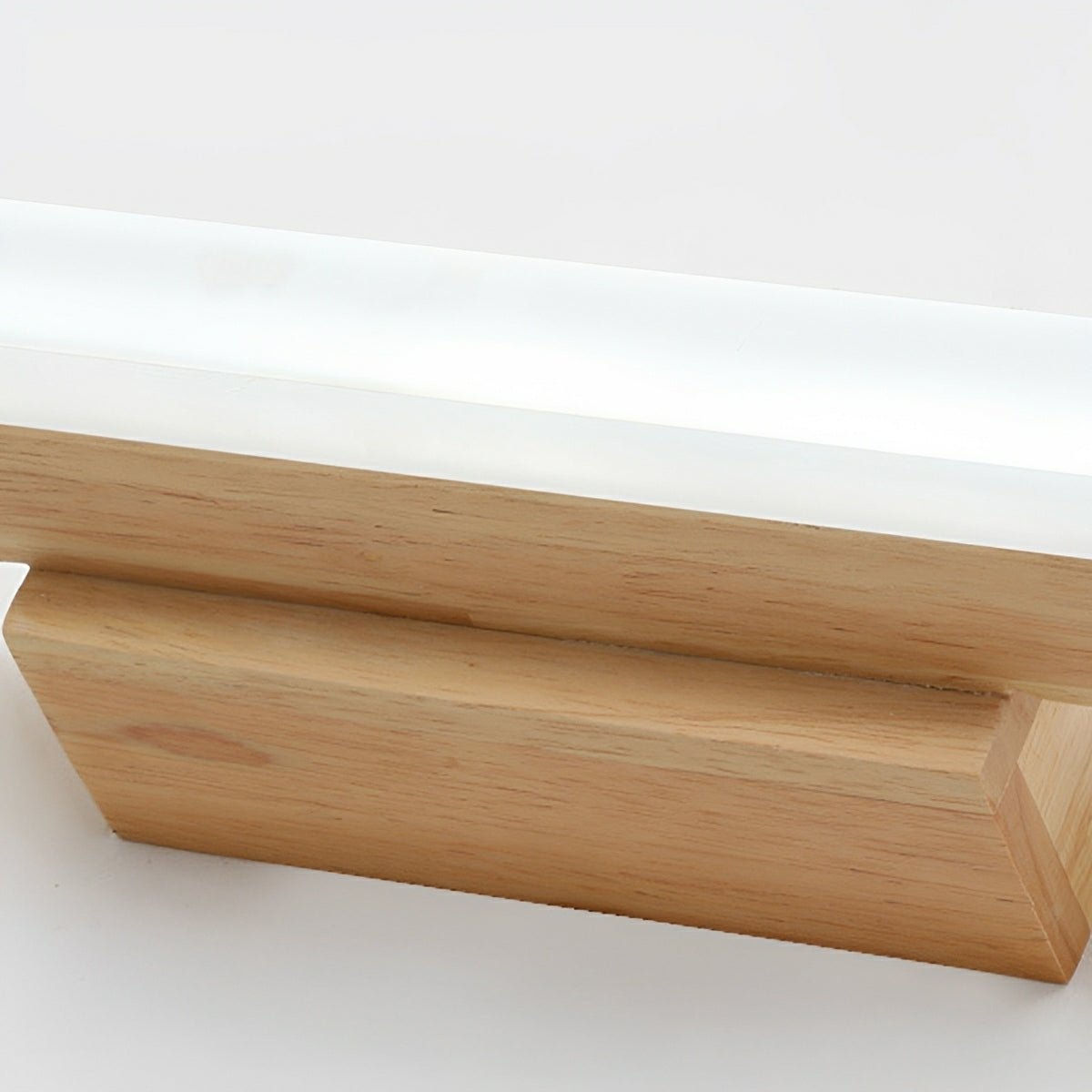 Modern Wood LED Vanity Light Minimalist Bathroom Mirror Wall Sconce - Flyachilles