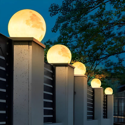 Moon Waterproof LED Modern Solar Fence Post Caps Lights - Flyachilles