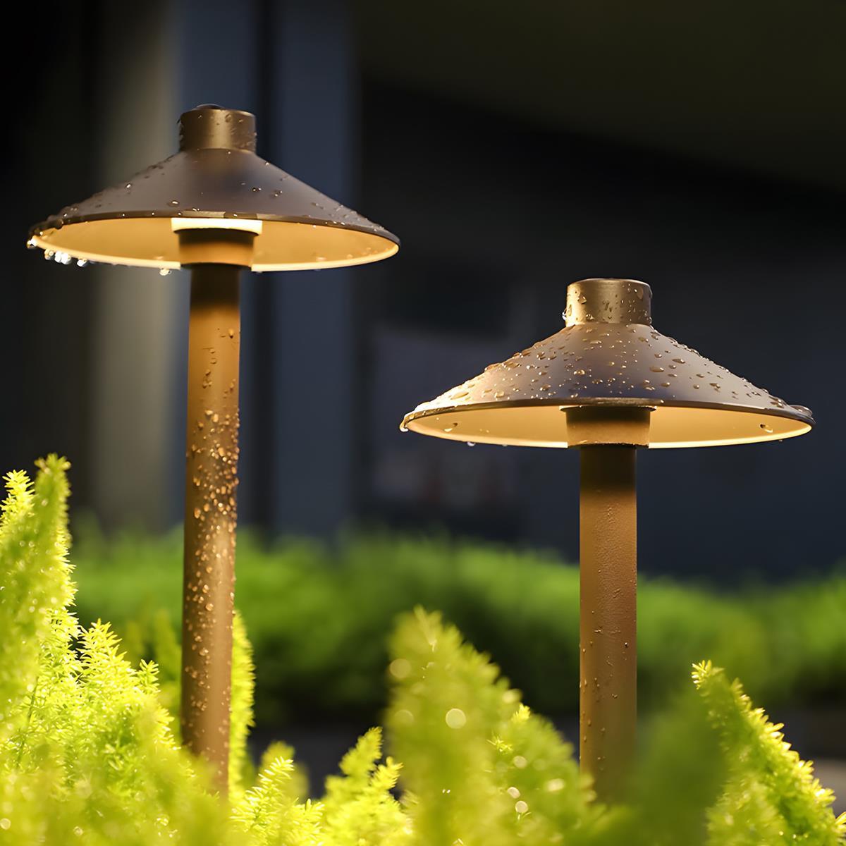 Mushroom Waterproof LED Outdoor Lawn Landscape Lighting - Flyachilles