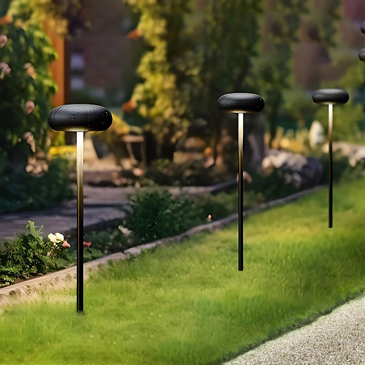 Mushroom Waterproof LED Outdoor Lawn Landscape Lighting - Flyachilles