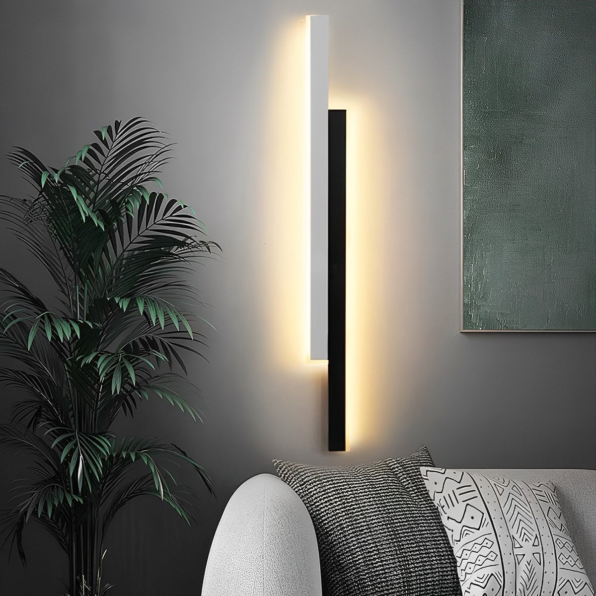 Nordic Minimalist Double Long Strip LED Wall Lamp - Flyachilles