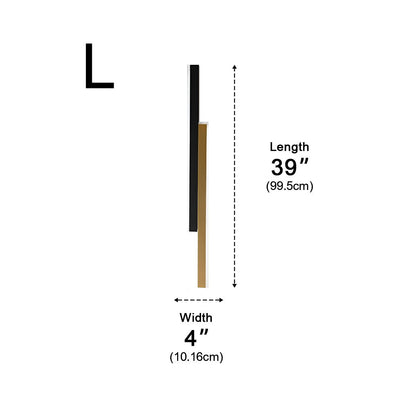 Nordic Minimalist Double Long Strip LED Wall Lamp - Flyachilles