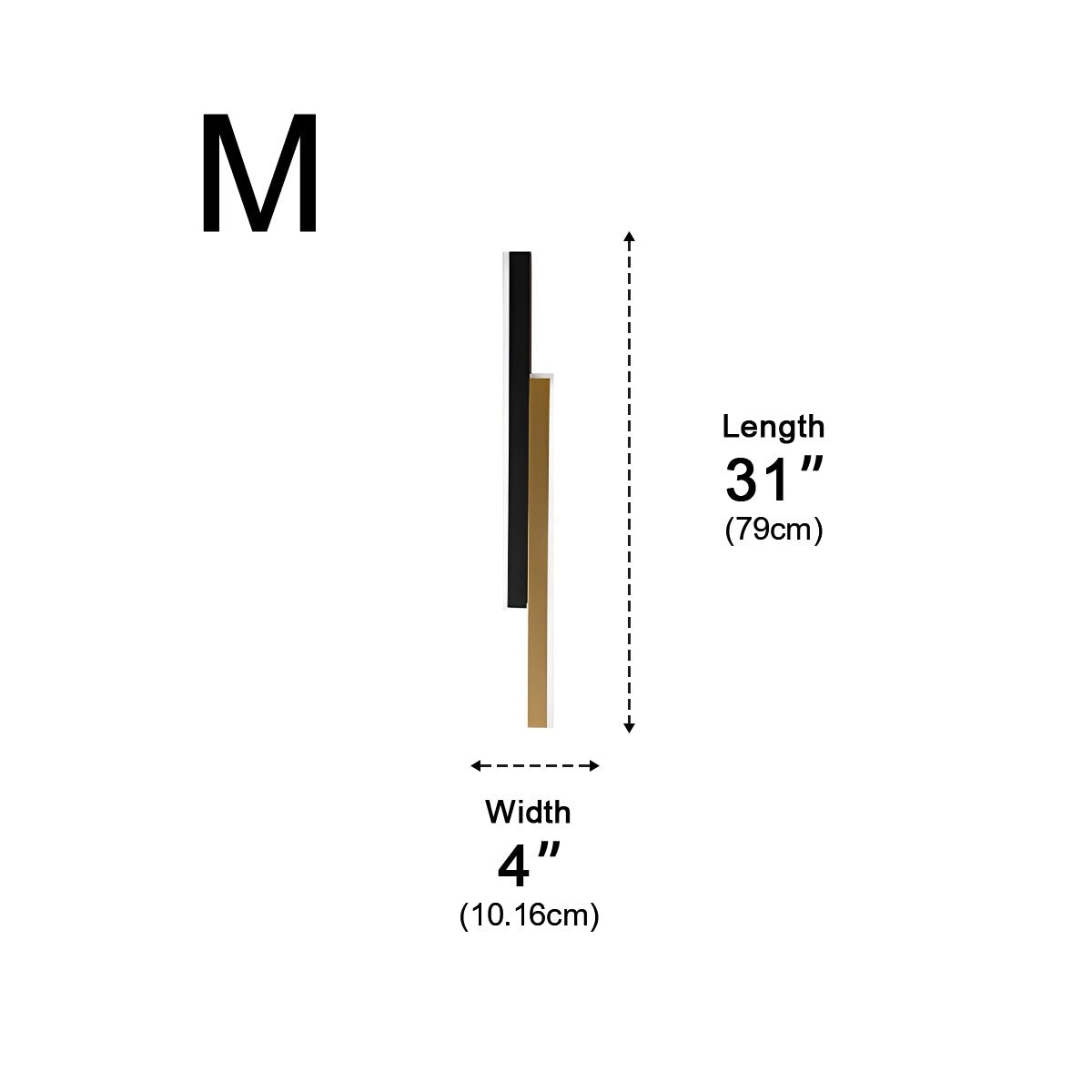 Nordic Minimalist Double Long Strip LED Wall Lamp - Flyachilles