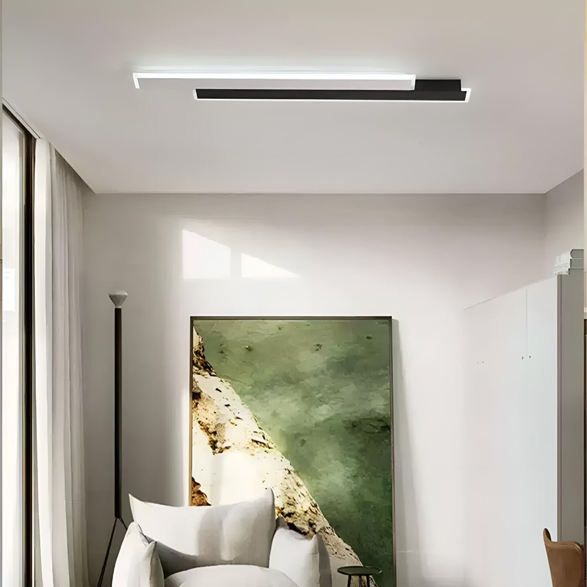 Nordic Minimalist Double Long Strip LED Wall Lamp - Flyachilles