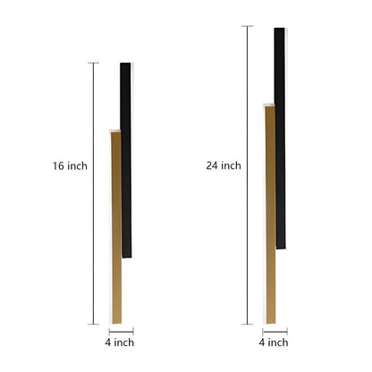 Nordic Minimalist Double Long Strip LED Wall Lamp - Flyachilles