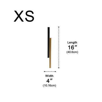 Nordic Minimalist Double Long Strip LED Wall Lamp - Flyachilles