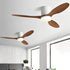 Nordic Modern Minimalist DC Motor Reverse LED Ceiling Fan Light - Flyachilles