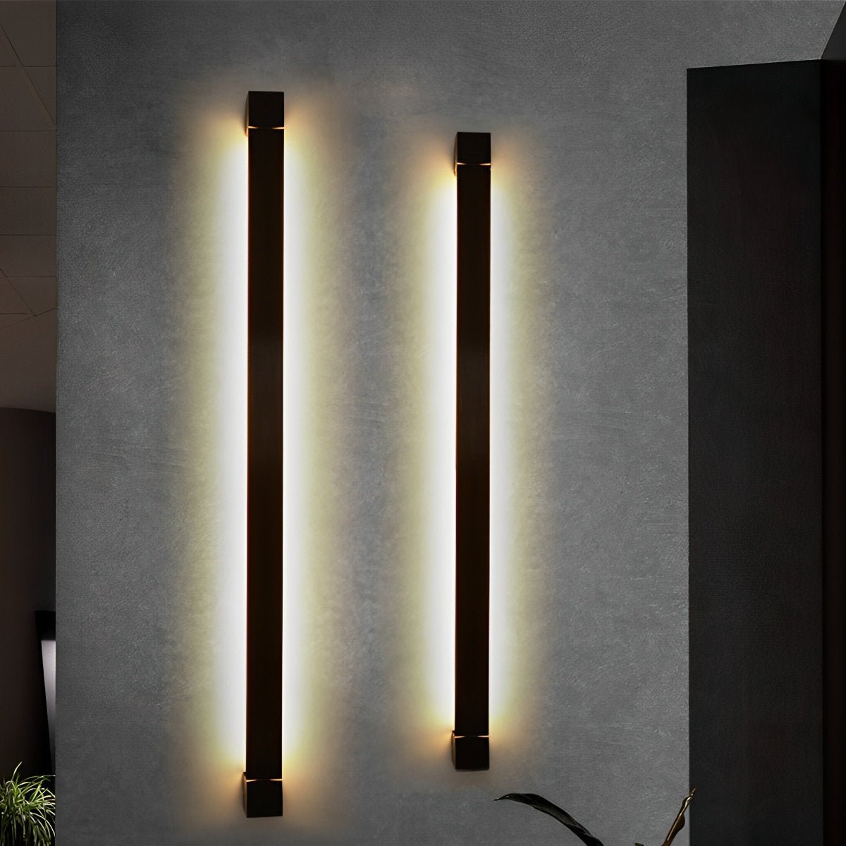 Nordic Ultra - thin Long Strip LED Rotatable Background Wall Light - Flyachilles