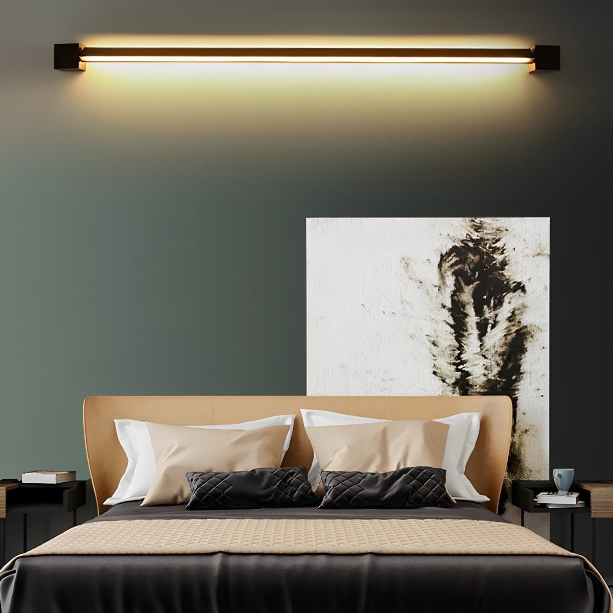 Nordic Ultra - thin Long Strip LED Rotatable Background Wall Light - Flyachilles