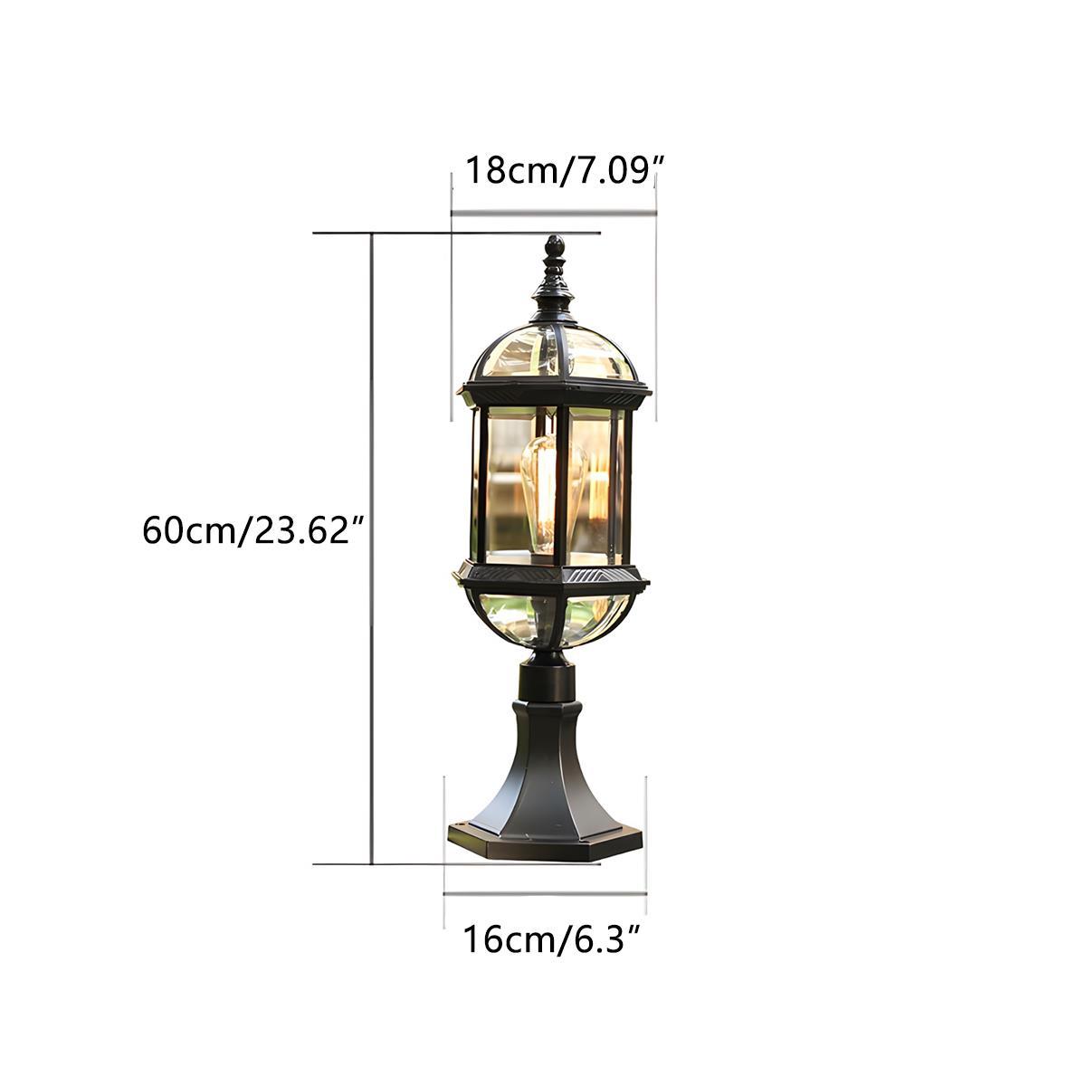 Nordic Vintage Waterproof LED Outdoor Post Lights - Flyachilles