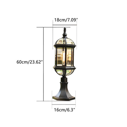 Nordic Vintage Waterproof LED Outdoor Post Lights - Flyachilles