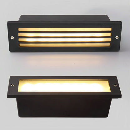 Outdoor Minimalist LED Recessed Stairway Wall Lights - Flyachilles
