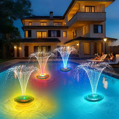Outdoor RGB Floating Fountain Pool Light - Flyachilles