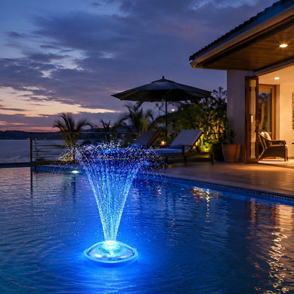 Outdoor RGB Floating Fountain Pool Light - Flyachilles