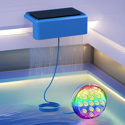 Outdoor Solar RGB Pool Light Underwater Lighting - Flyachilles