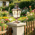 Outdoor Victorian Style Fence Post Lights LED Column Light Pillar - Flyachilles