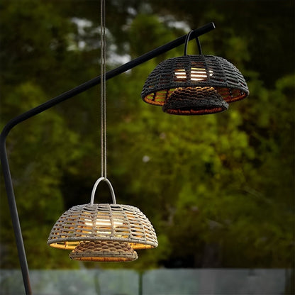 Outdoor Waterproof Hanging Lights Rattan Courtyard Patio Landscape Lamp - Flyachilles