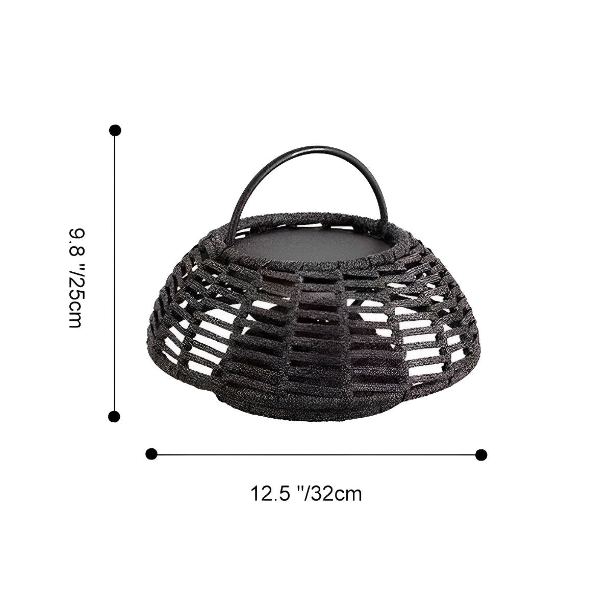TX USA Corporation Resin Wicker Solar Round Lantern - Small TX USA Corporation Resin Wicker Solar Round Lantern - Small