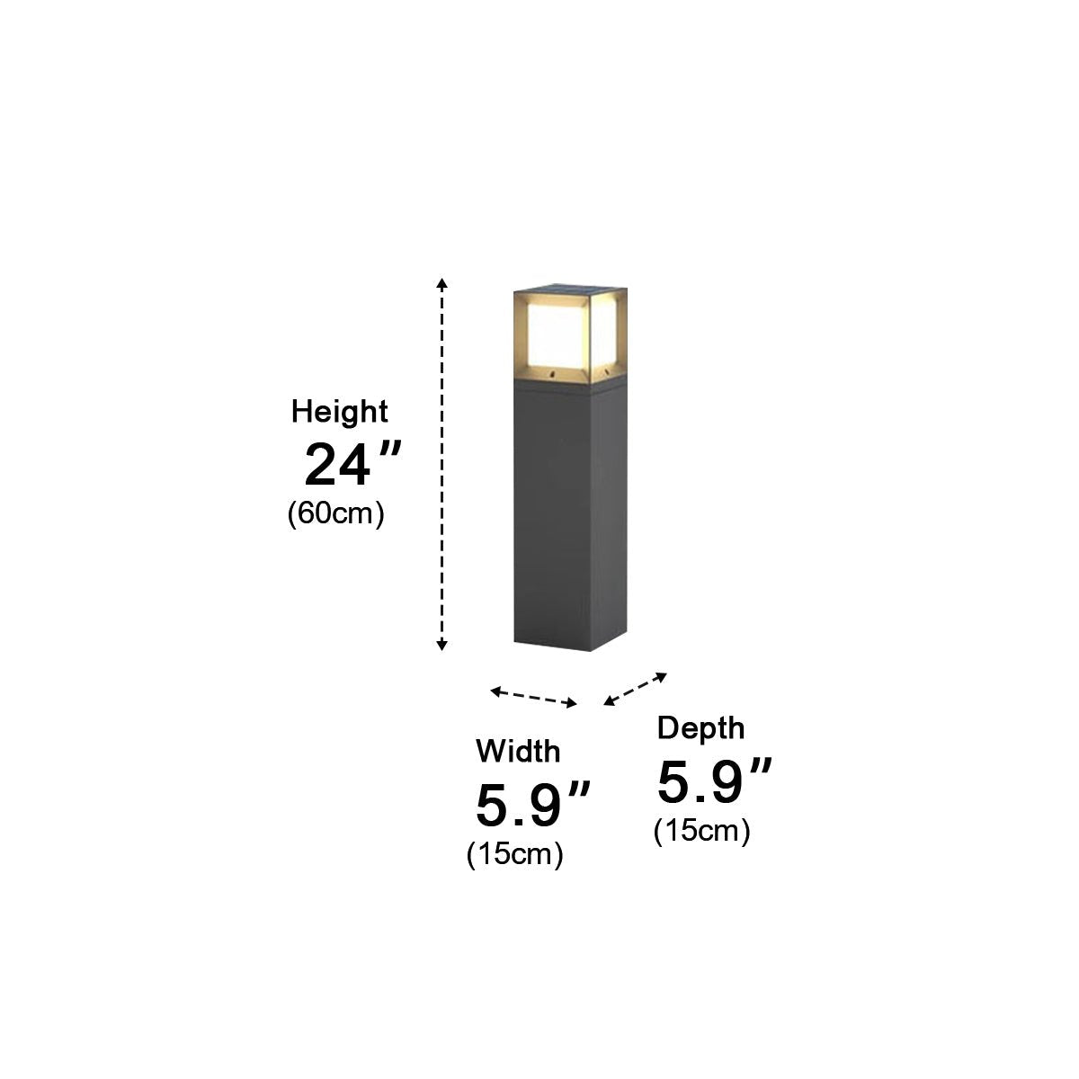 Outdoor Waterproof High Pole Post Lights Pathway Lights - Flyachilles