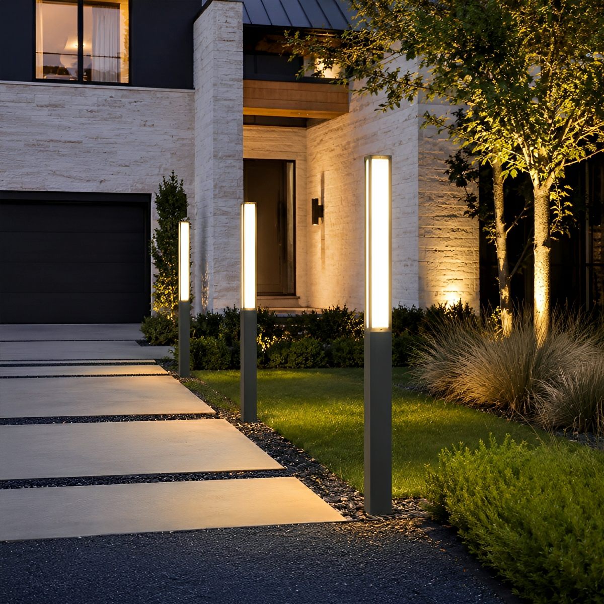 Outdoor Waterproof High Pole Post Lights Pathway Lights - Flyachilles