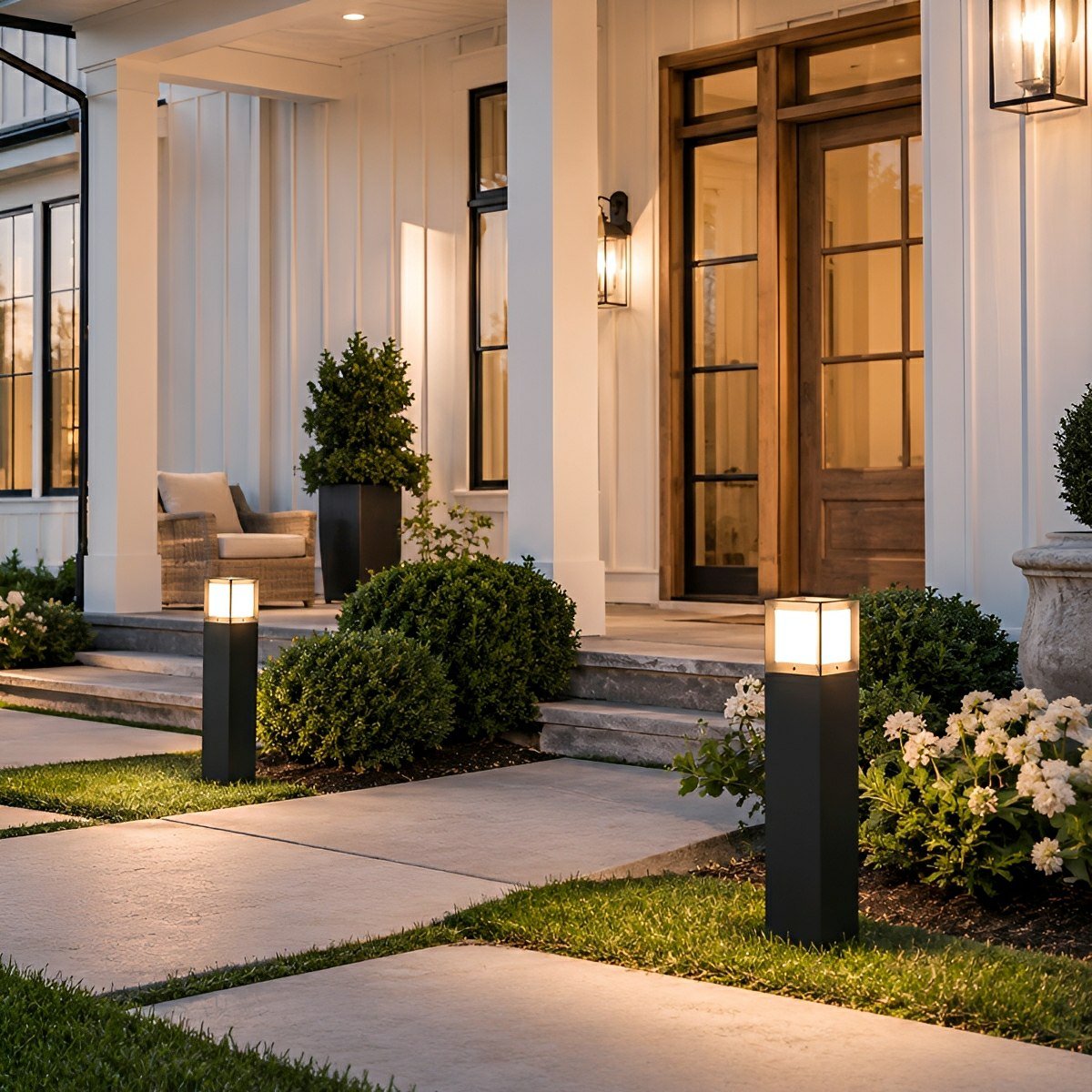 Outdoor Waterproof High Pole Post Lights Pathway Lights - Flyachilles