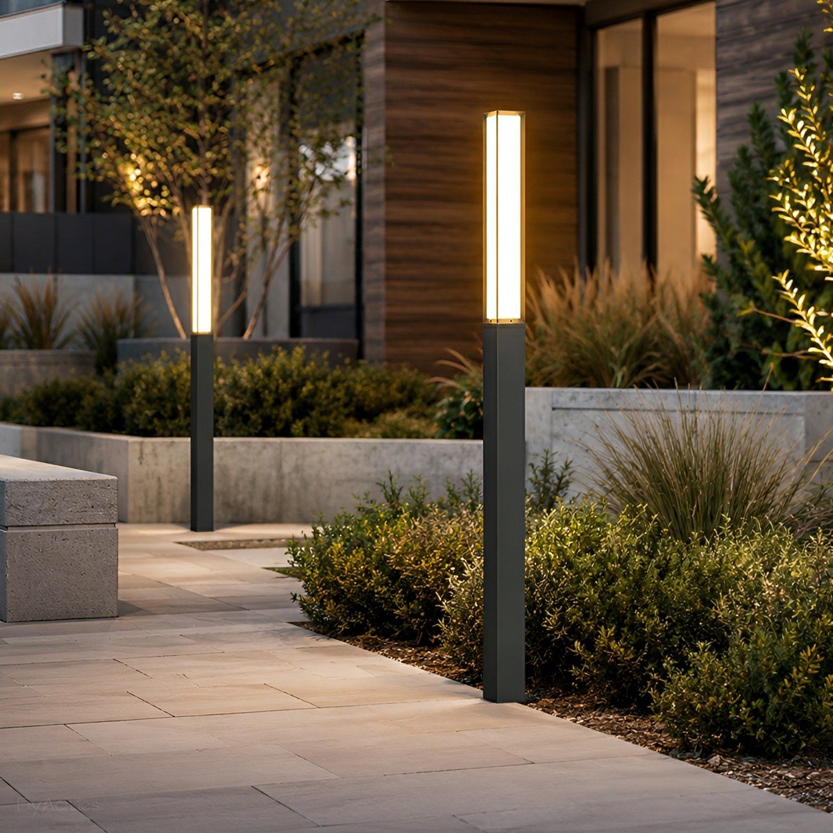 Outdoor Waterproof High Pole Post Lights Pathway Lights - Flyachilles