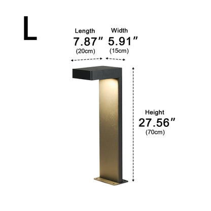 Outdoor Waterproof L-Shaped LED Bollard Light Path Light - Flyachilles