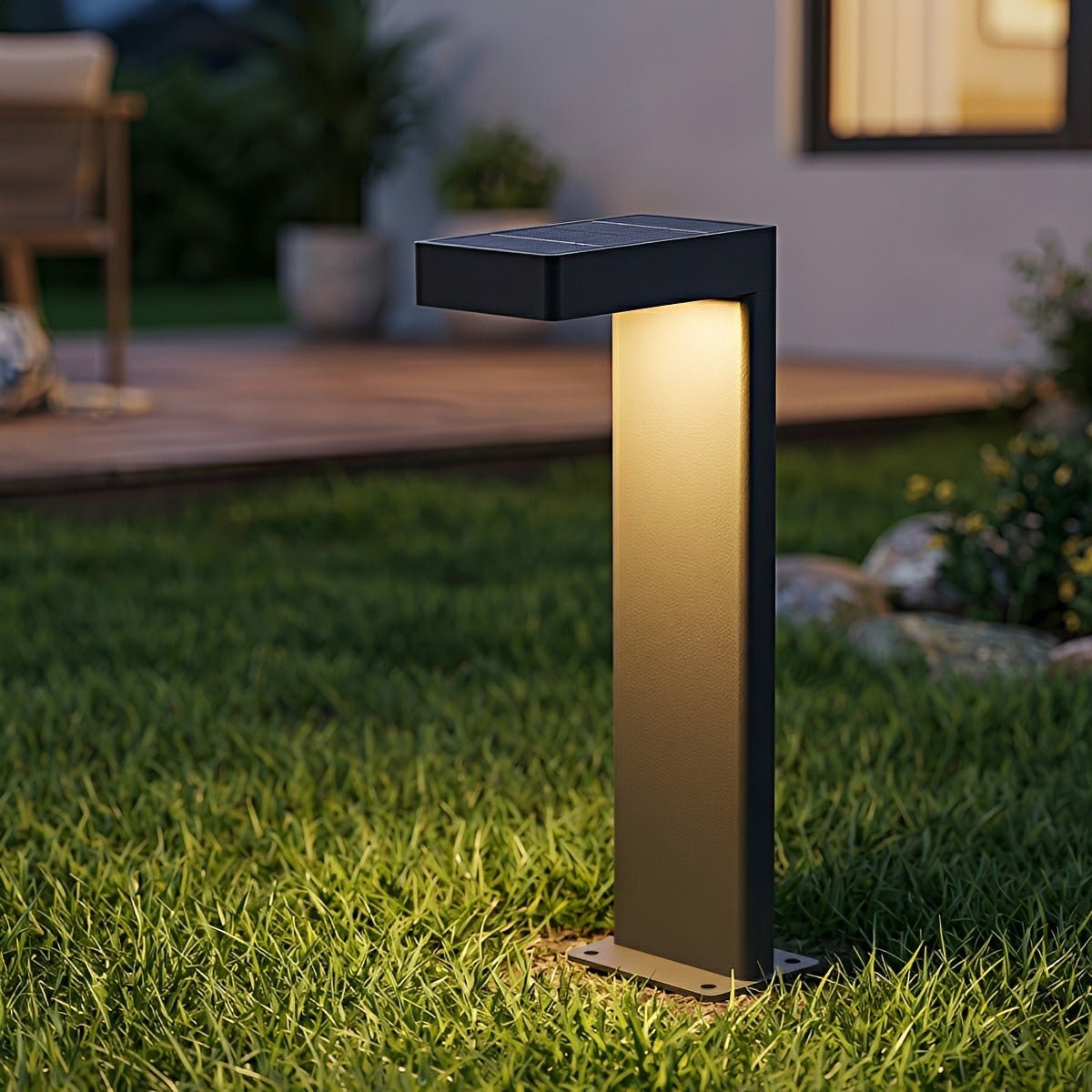 Outdoor Waterproof L-Shaped LED Bollard Light Path Light - Flyachilles