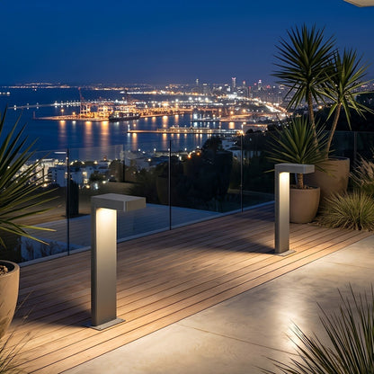 Outdoor Waterproof L-Shaped LED Bollard Light Path Light - Flyachilles