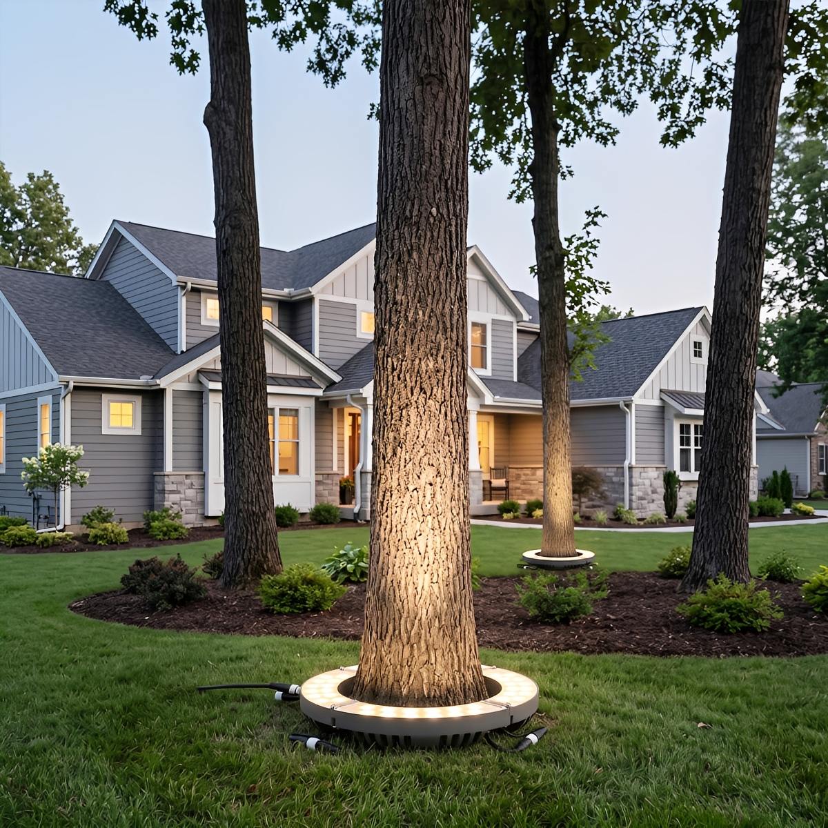 Outdoor Waterproof LED Arc Spot Lights for Trees Lawn - Flyachilles