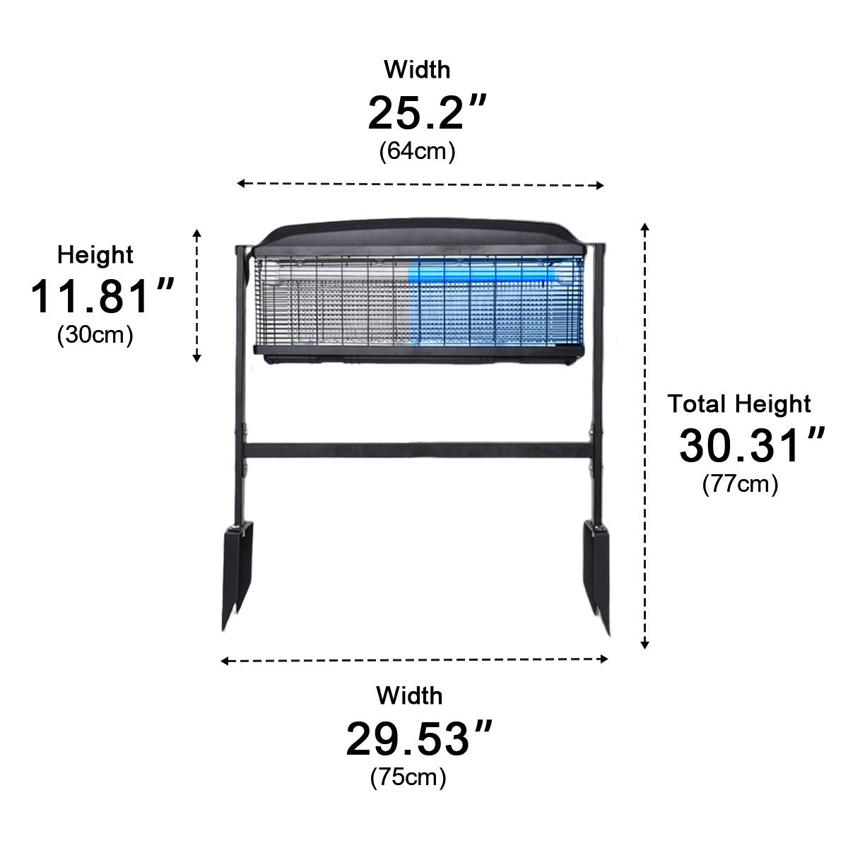 Outdoor Waterproof Mosquito Killer Lamp - Flyachilles