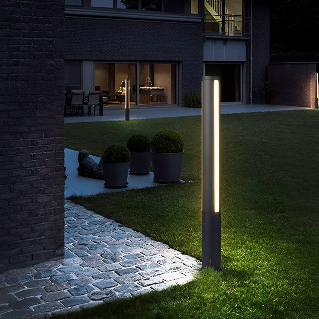 Outdoor Waterproof Post Aluminum Metal Bollard Light - Flyachilles