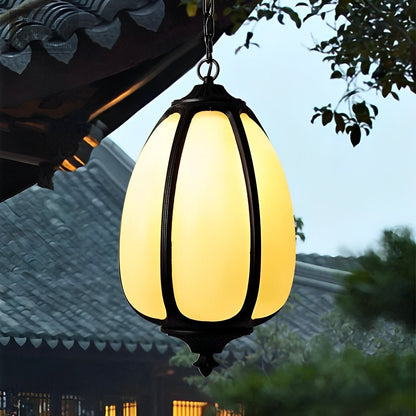 Outdoor Waterproof Pumpkin Pendant Lights Garden Lantern Lamp - Flyachilles