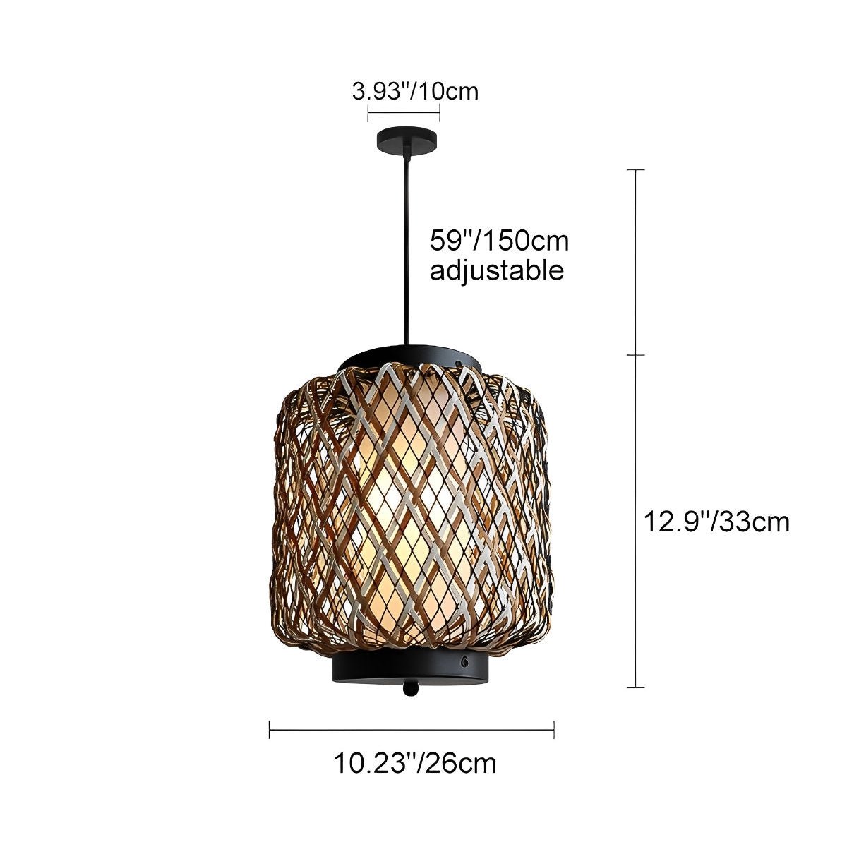 Outdoor Waterproof Rattan Hanging Lanterns Pandent Lights - Flyachilles