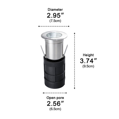 Outdoor Waterproof Recessed In - Ground LED Deck Spot Lights - Flyachilles