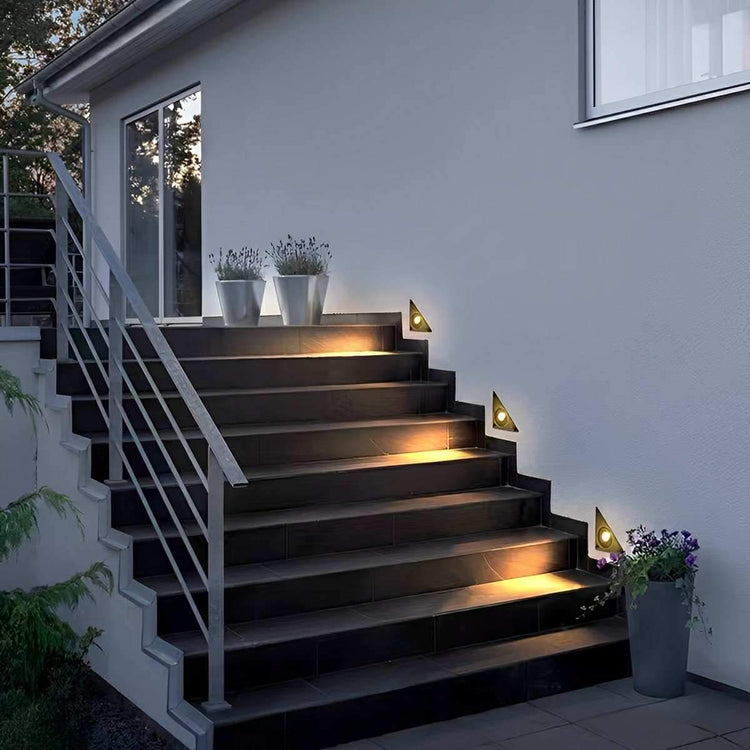 Outdoor Waterproof Recessed Light Stairs Corner LED Wall Lights - Flyachilles