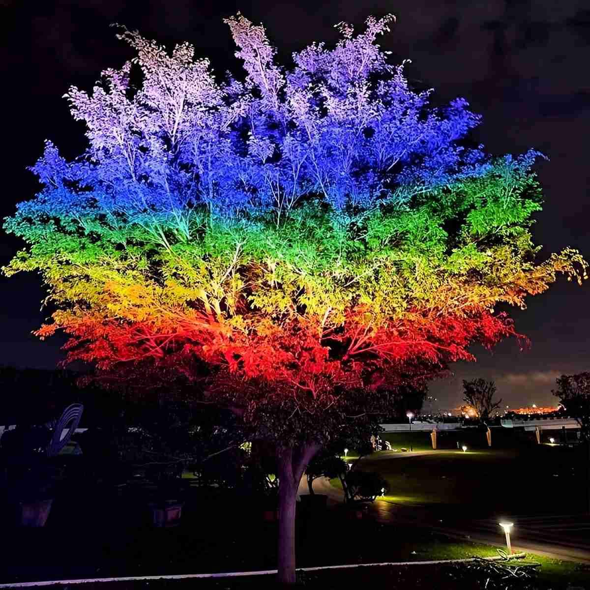 Outdoor Waterproof RGB LED Spot Lights Trees Lights Landscape lamp ...