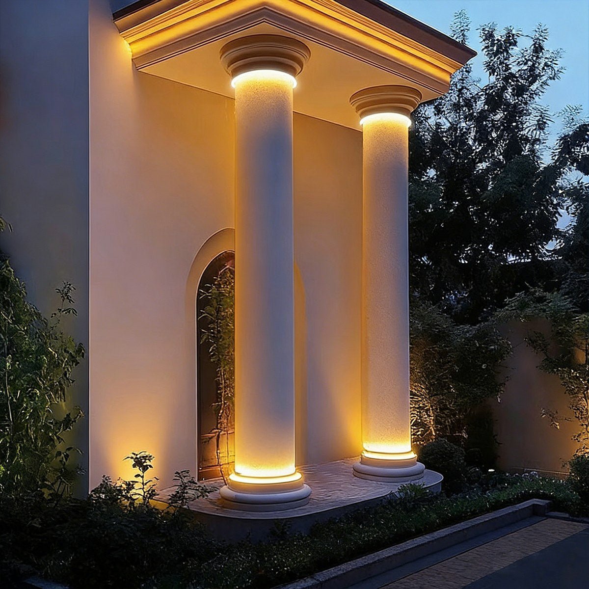 Outdoor Waterproof Ring Round LED Column Tree Light Spot Lights - Flyachilles