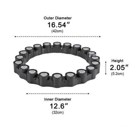 Outdoor Waterproof Ring Round LED Column Tree Light Spot Lights - Flyachilles