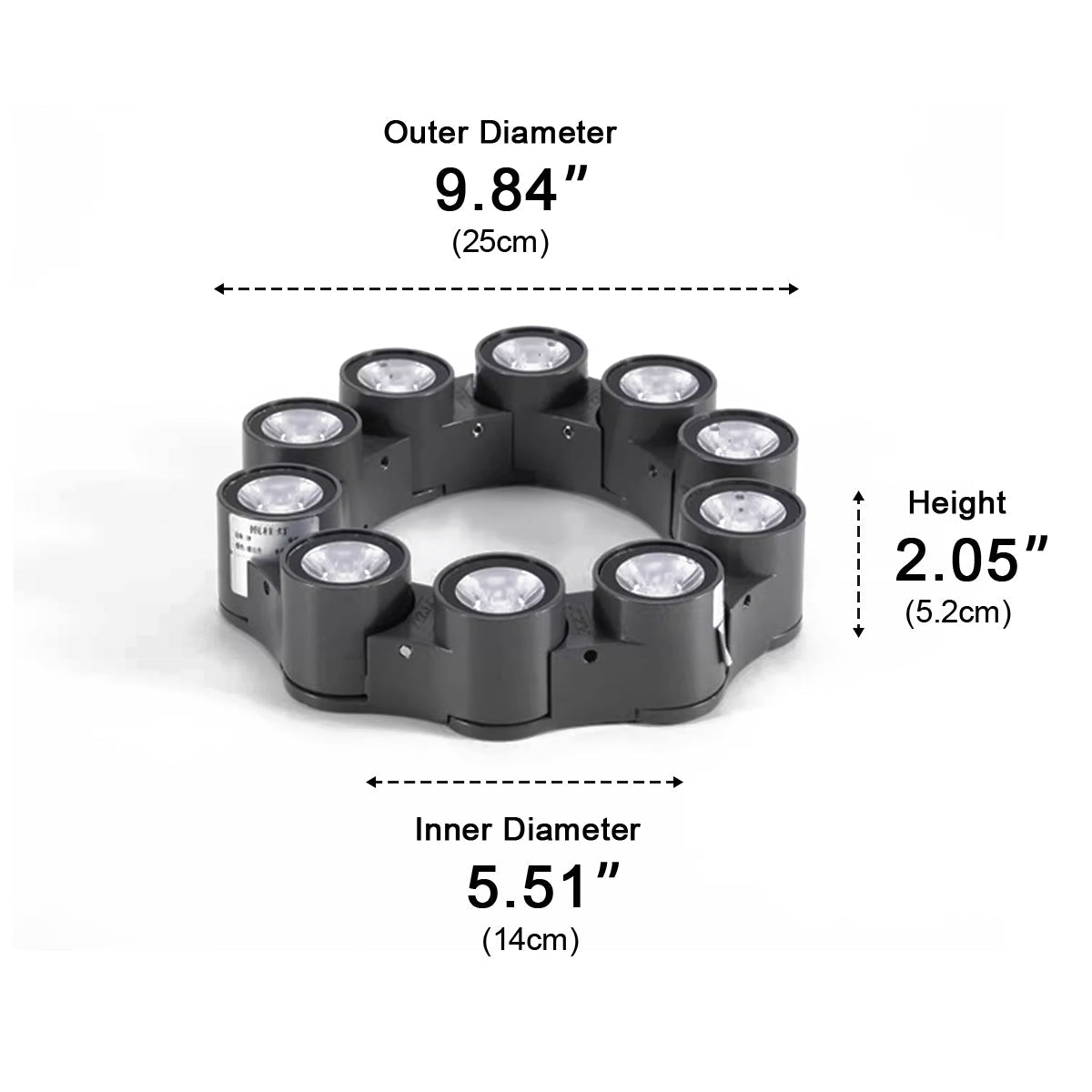 Outdoor Waterproof Ring Round LED Column Tree Light Spot Lights - Flyachilles