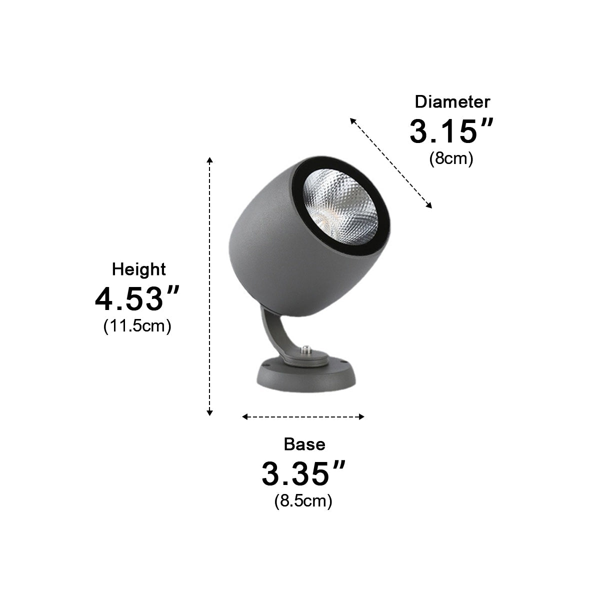 Outdoor Waterproof Round COB Spot Lights Trees Lights - Flyachilles