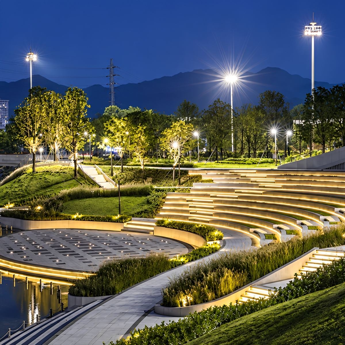 Outdoor Waterproof Super Bright Industrial LED Wall Floodlight - Flyachilles