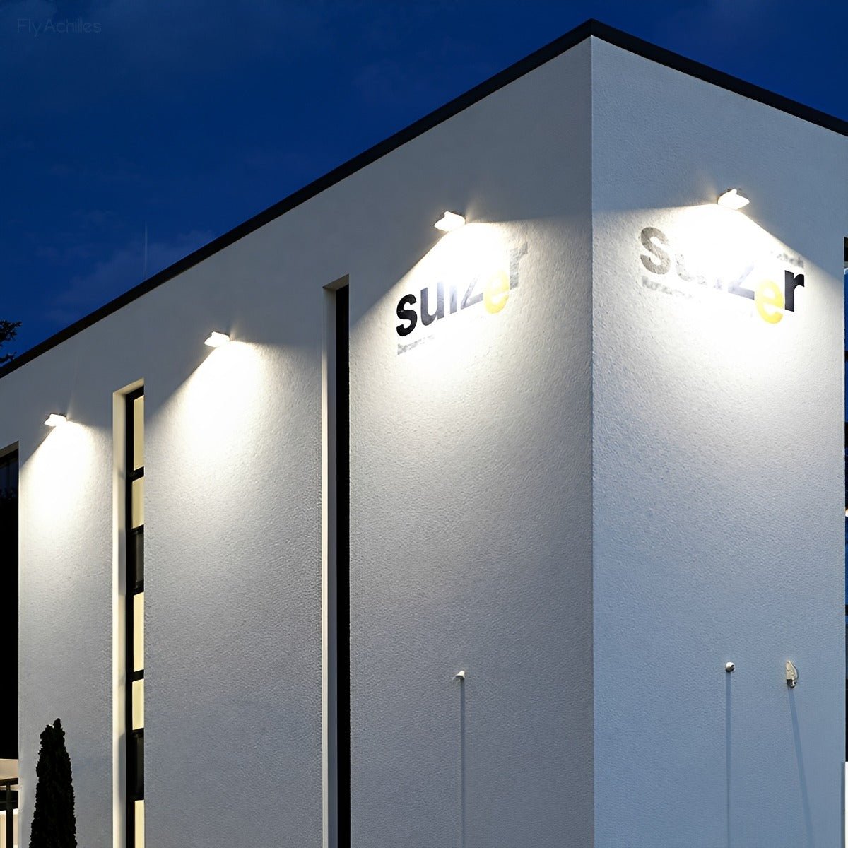 Outdoor Waterproof Super Bright Industrial LED Wall Floodlight - Flyachilles