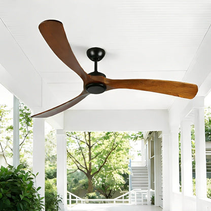 Outdoor Waterproof Wood Reverse Ceiling Fan - Flyachilles