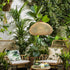 Oval - shaped Handmade Rattan Pendant Light – Boho Woven Hanging Lamp - Flyachilles