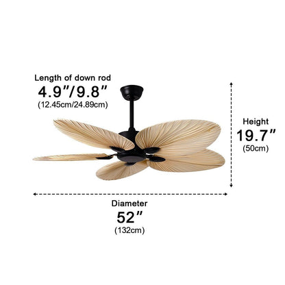 Palm Leaf Ceiling Fan - Flyachilles