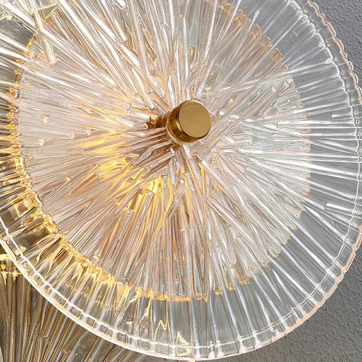 Petals Round Glass Luxury LED Personality Post - Modern Wall Sconce - Flyachilles